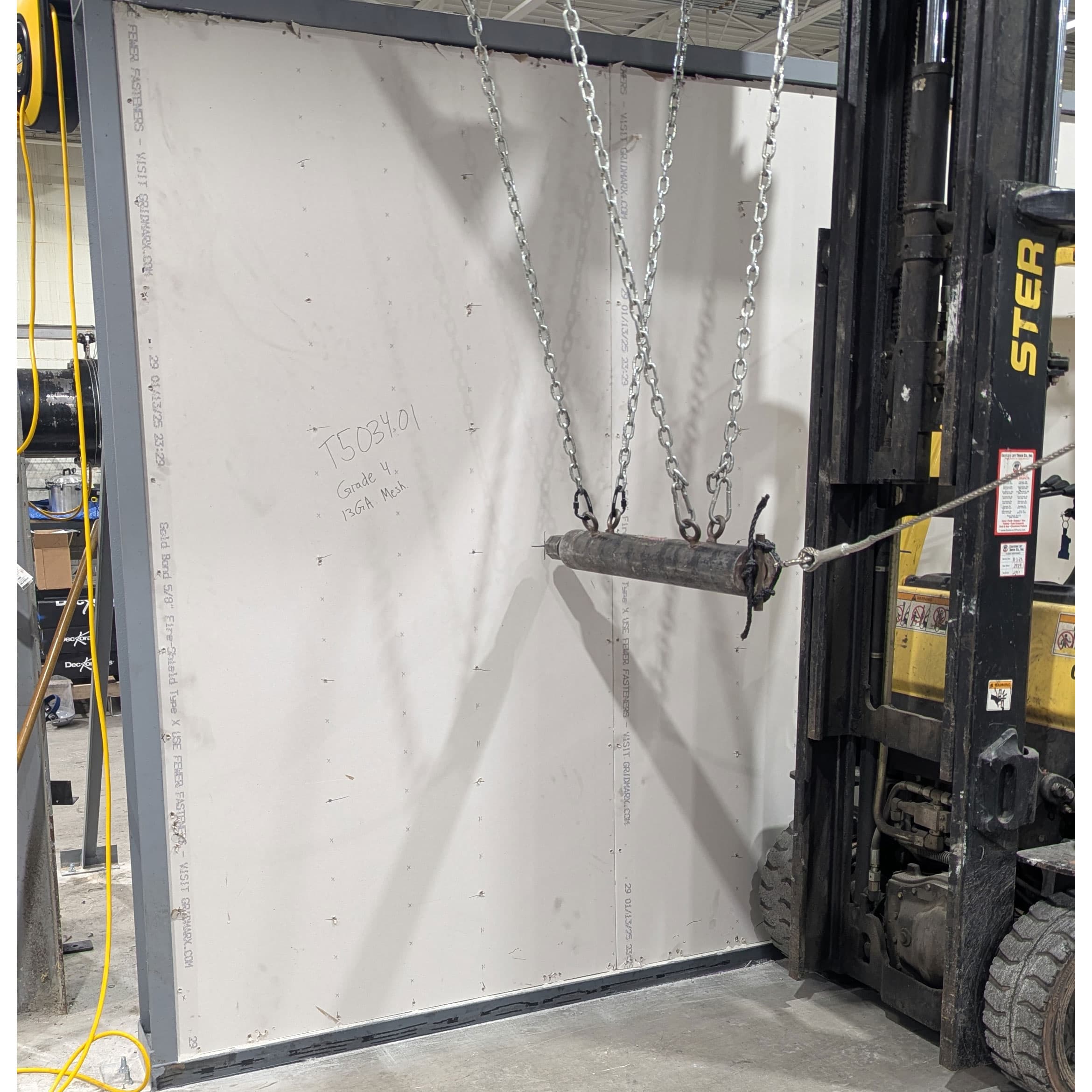 Barrier Mesh - Impact test