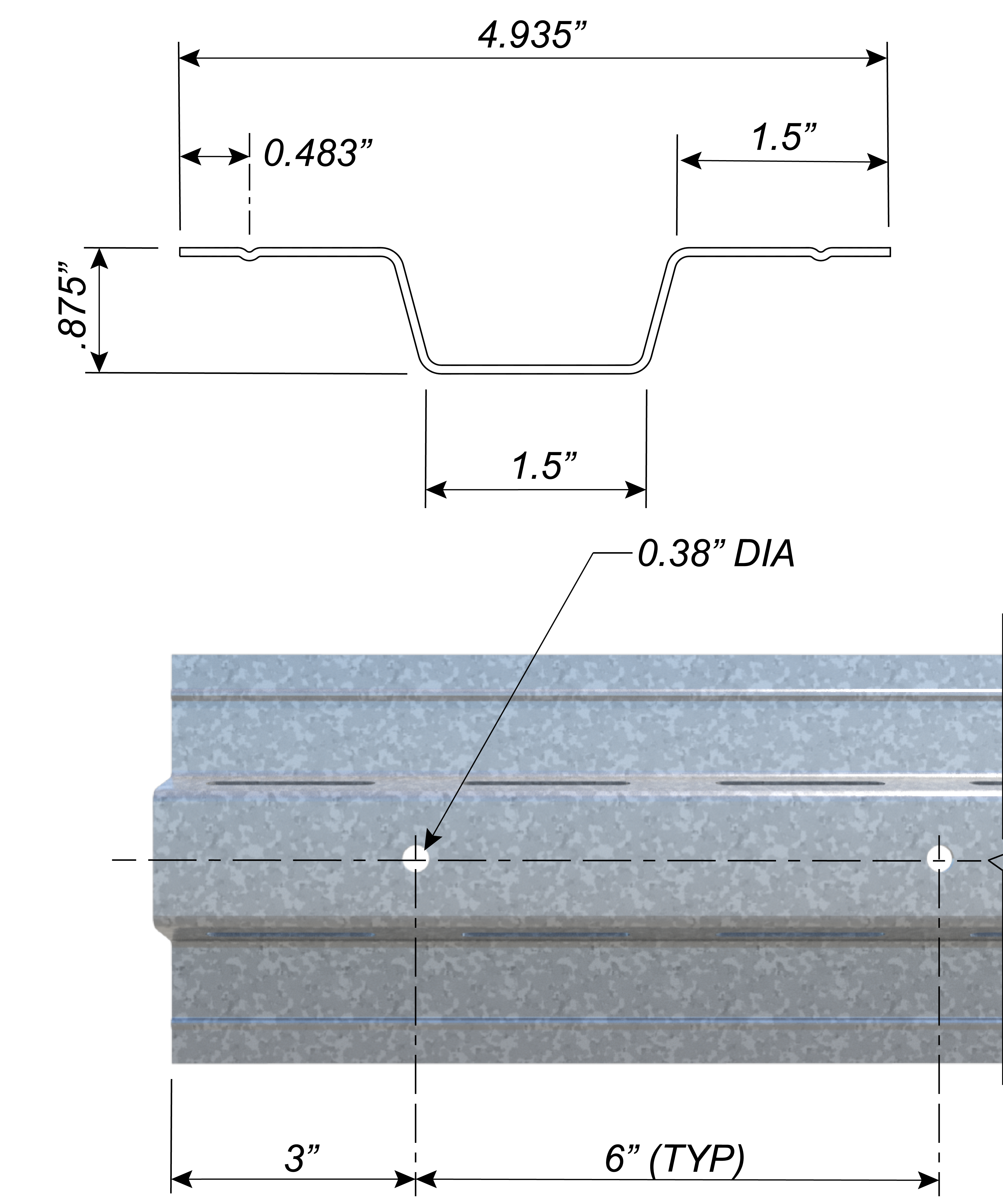 ProChannel Ci-Vert - Dims